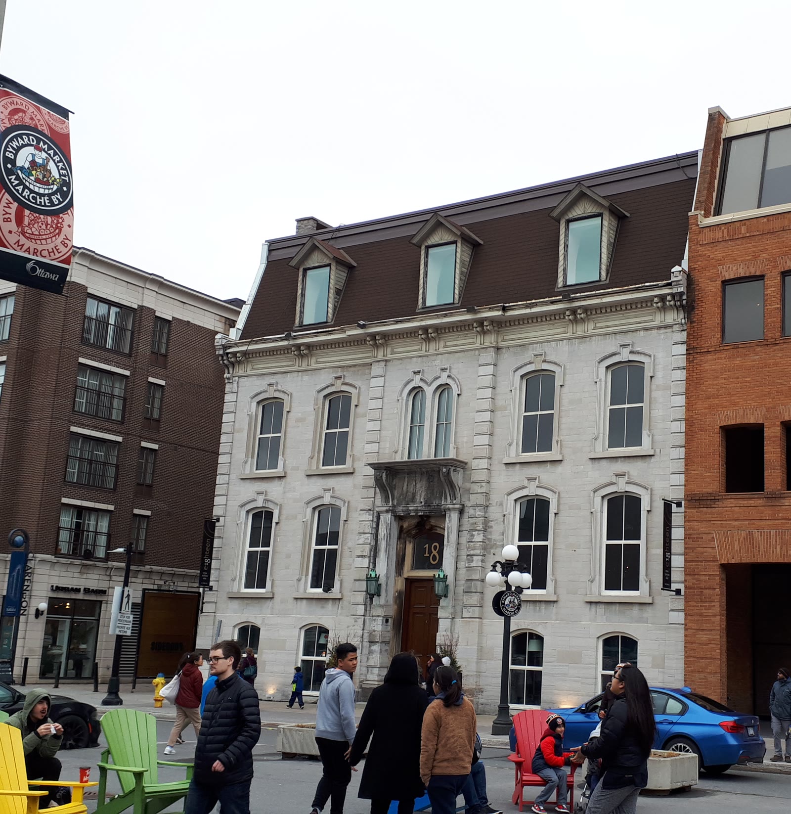18 York Street, the heritage 1876 building in Ottawa's ByWard Market that houses Restaurant e18hteen