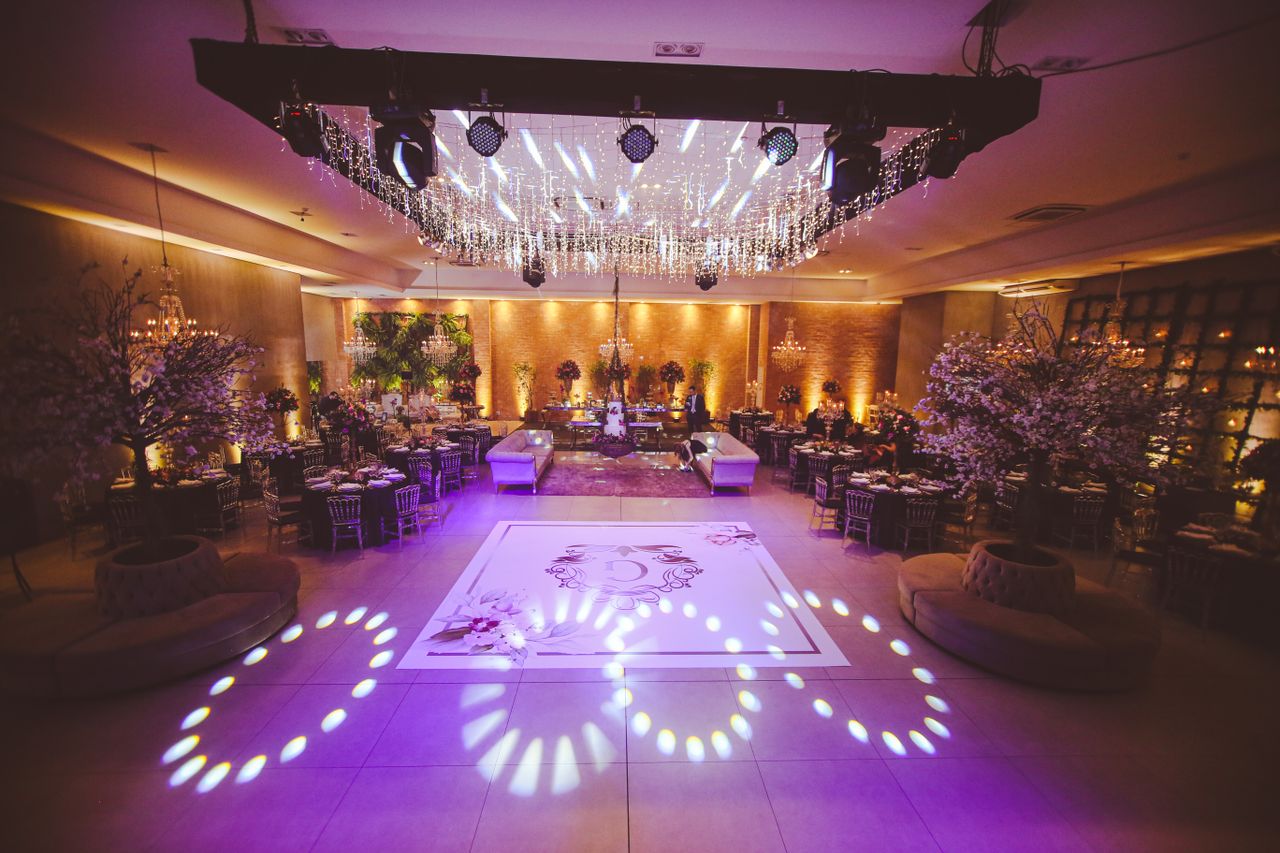 Wedding reception dance floor and lighting (mood image)