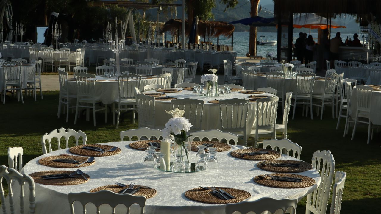 Wedding reception dance floor and lighting (mood image)