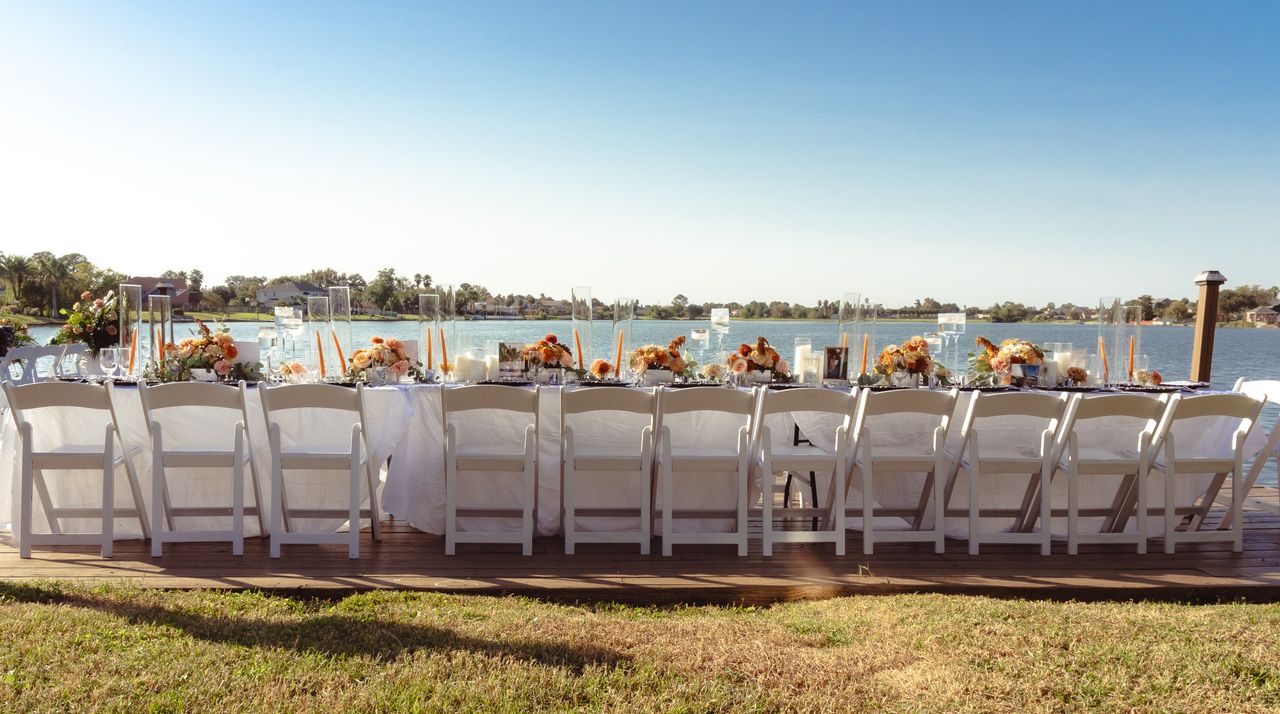 Wedding reception dance floor and lighting (mood image)