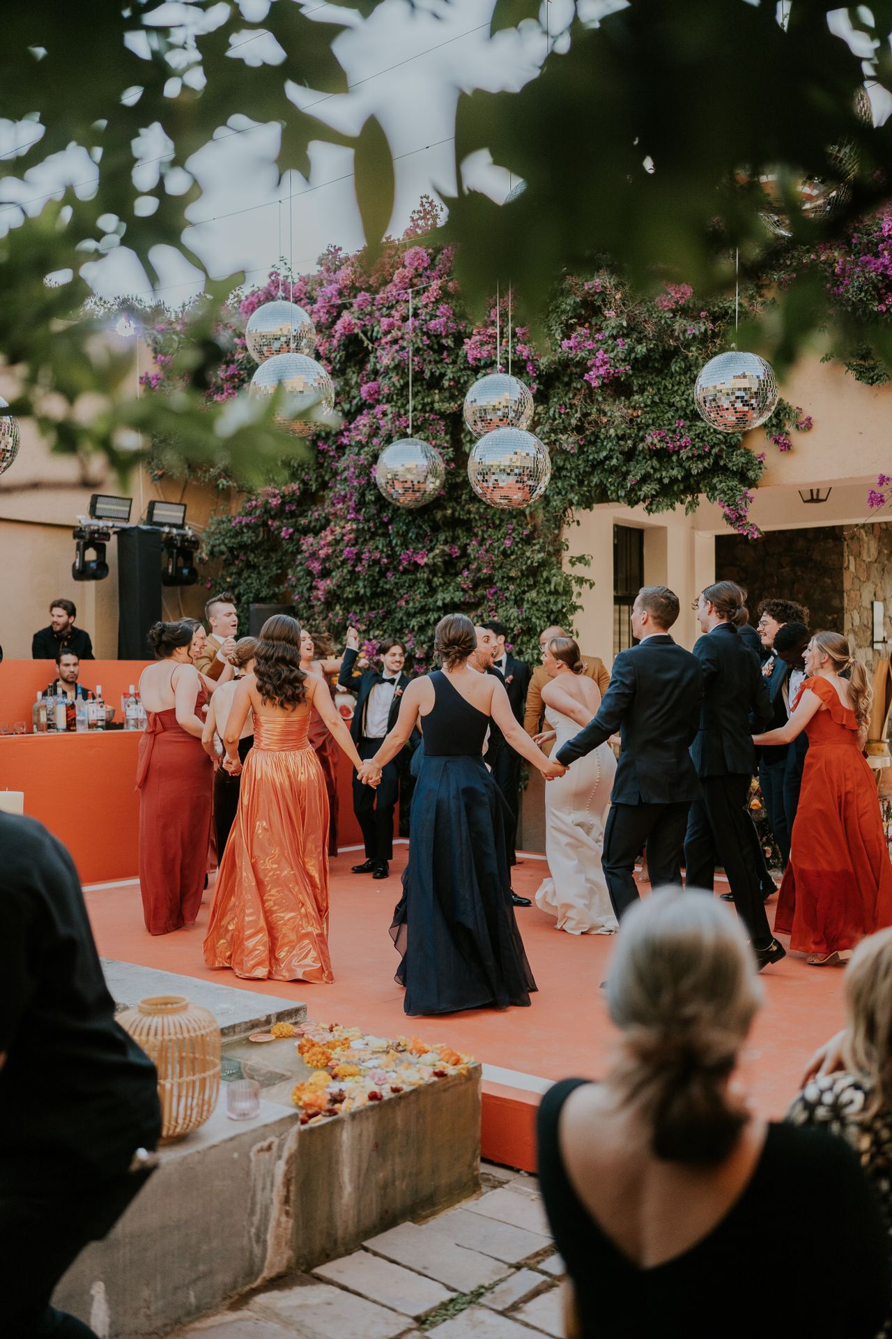 Wedding reception dance floor and lighting (mood image)