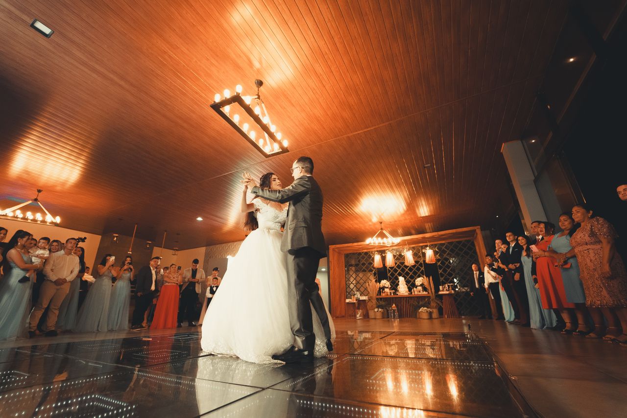 Wedding reception dance floor and lighting (mood image)
